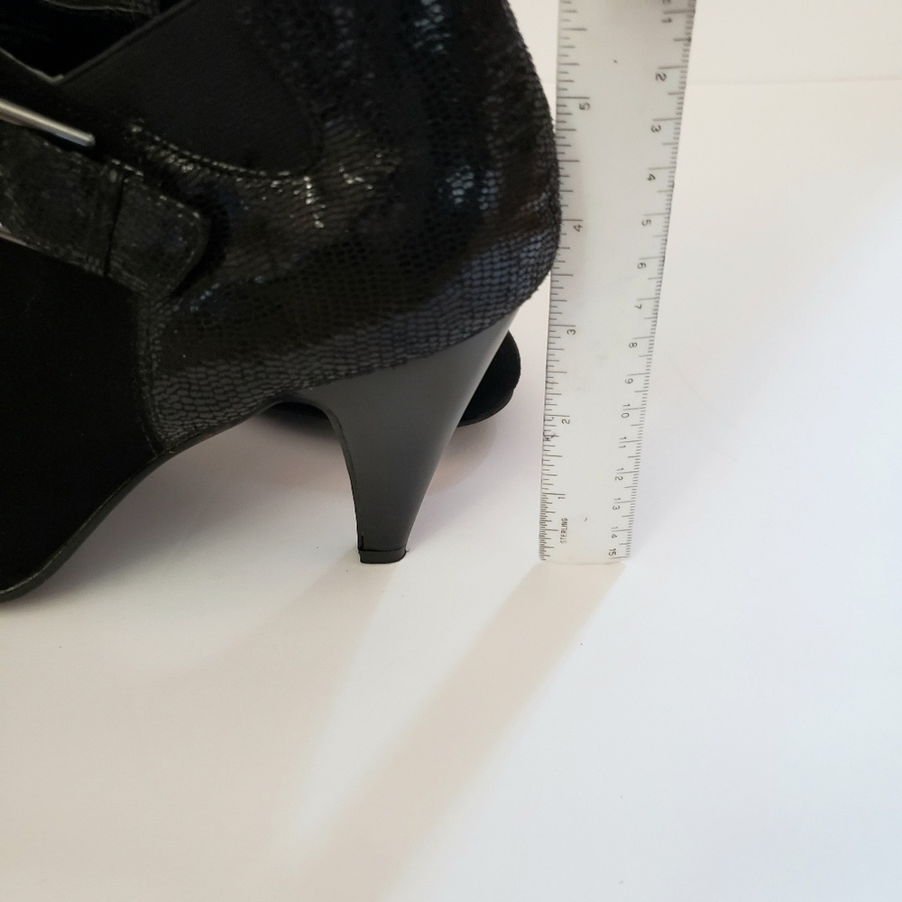 Alfani Shirlee Suede Ankle Boots Black Size 9.5M - Picture 7 of 8